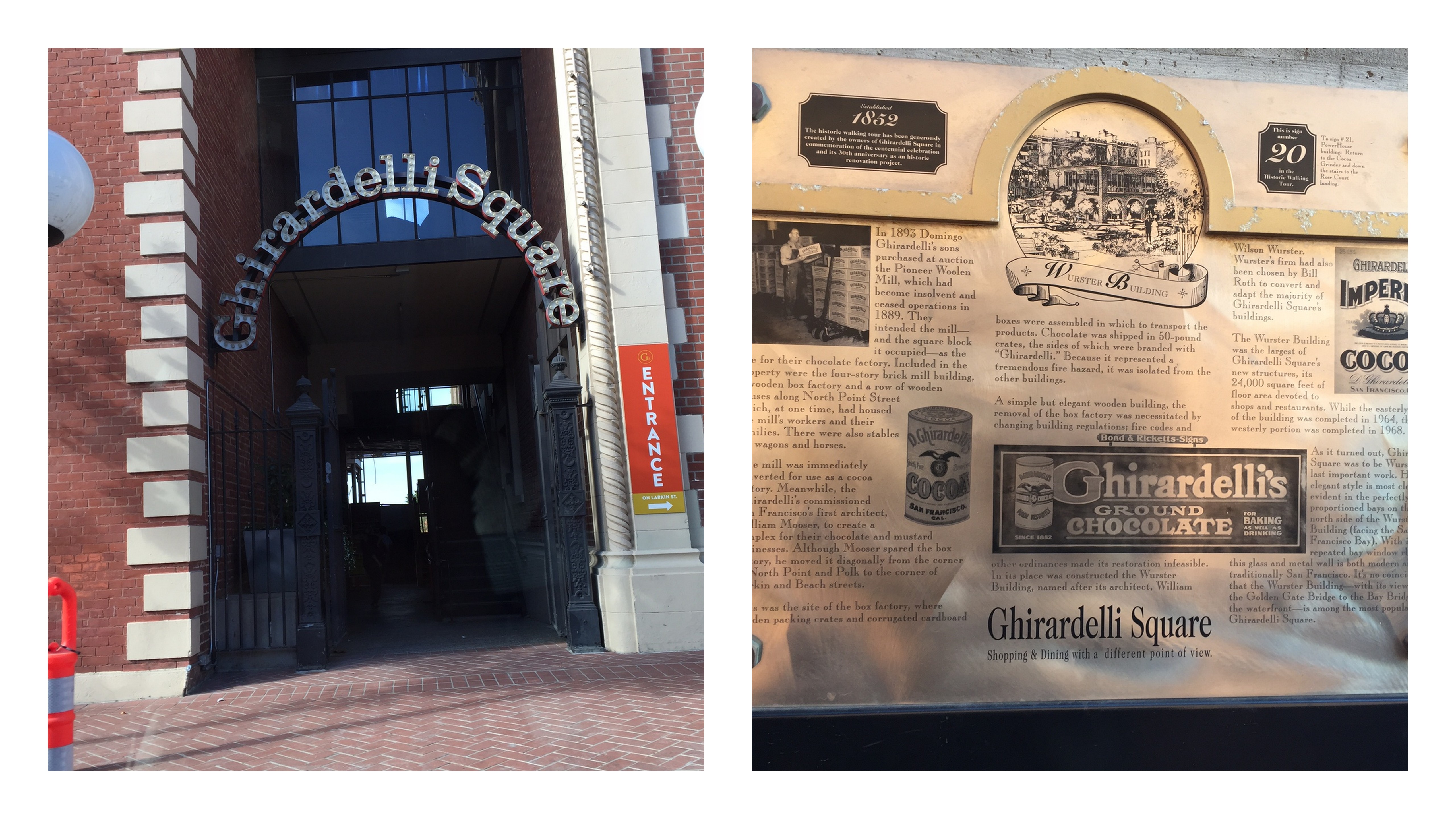 Ghiradelli and Sees Candies